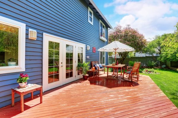 Blue Siding Installation in Elk River